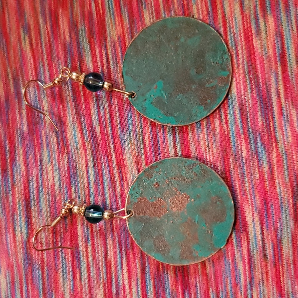 Sunflower earrings - Picture 2 of 2